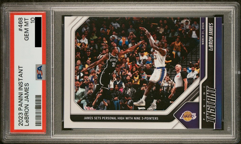 2023/24 Panini Instant *VERY LIMITED* LeBron James # 468 - PSA 10 Graded card #1.0