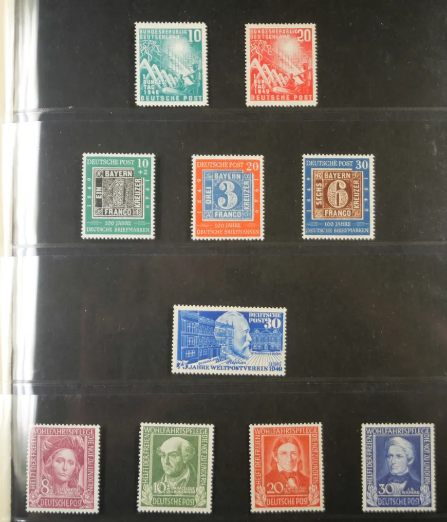 Deutschland - Kompletter Sammlernachlaß in 67 Alben mit Sammlungen Reich, Bund, Berlin, DDR etc - 120 Kg. #2.1