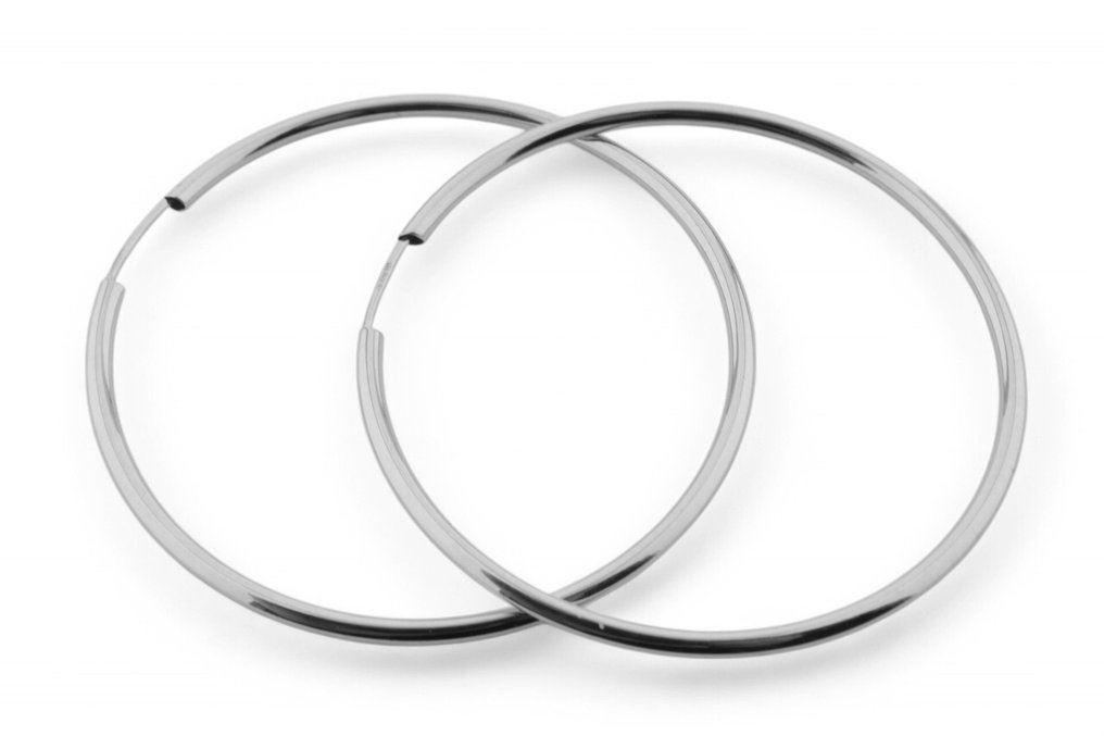 Drop fülbevaló - 18 kt. Fehér arany #1.0