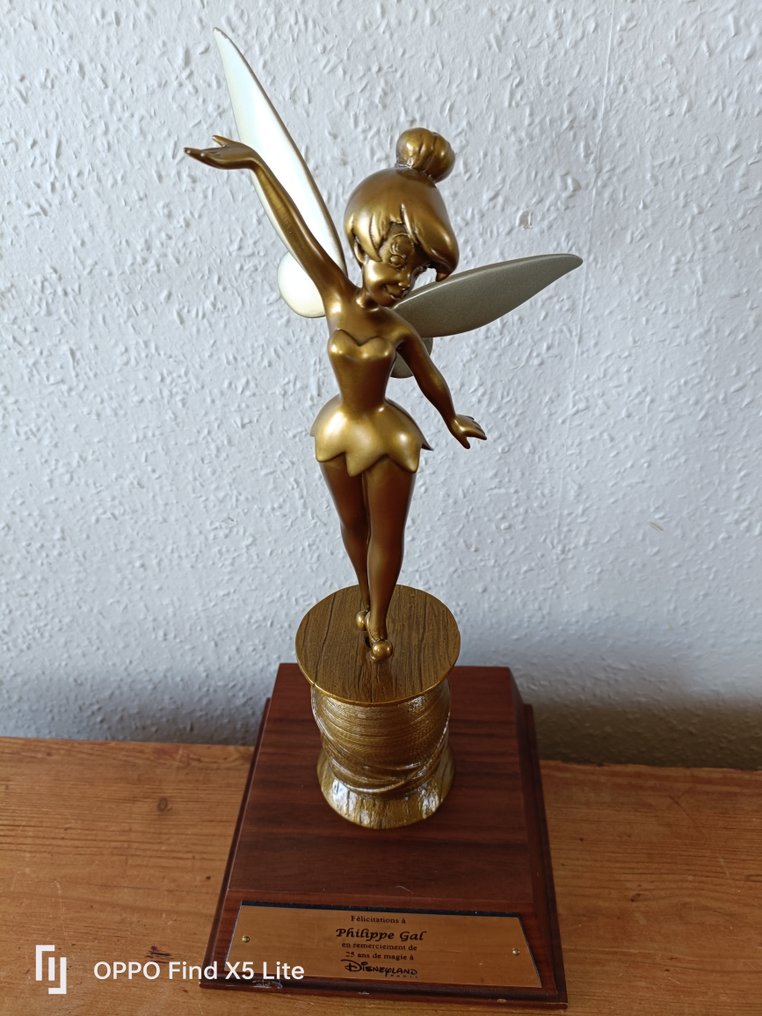 Disney - Disneyland Paris - 25 Years Cast Member Statue Tinker Bell - Bronze Statue - 1 Statuette #1.0