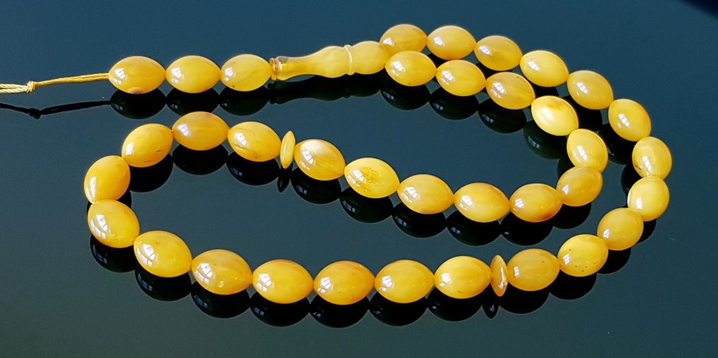 琥珀 复古黄琥珀祈祷珠念珠- 10 g #2.1