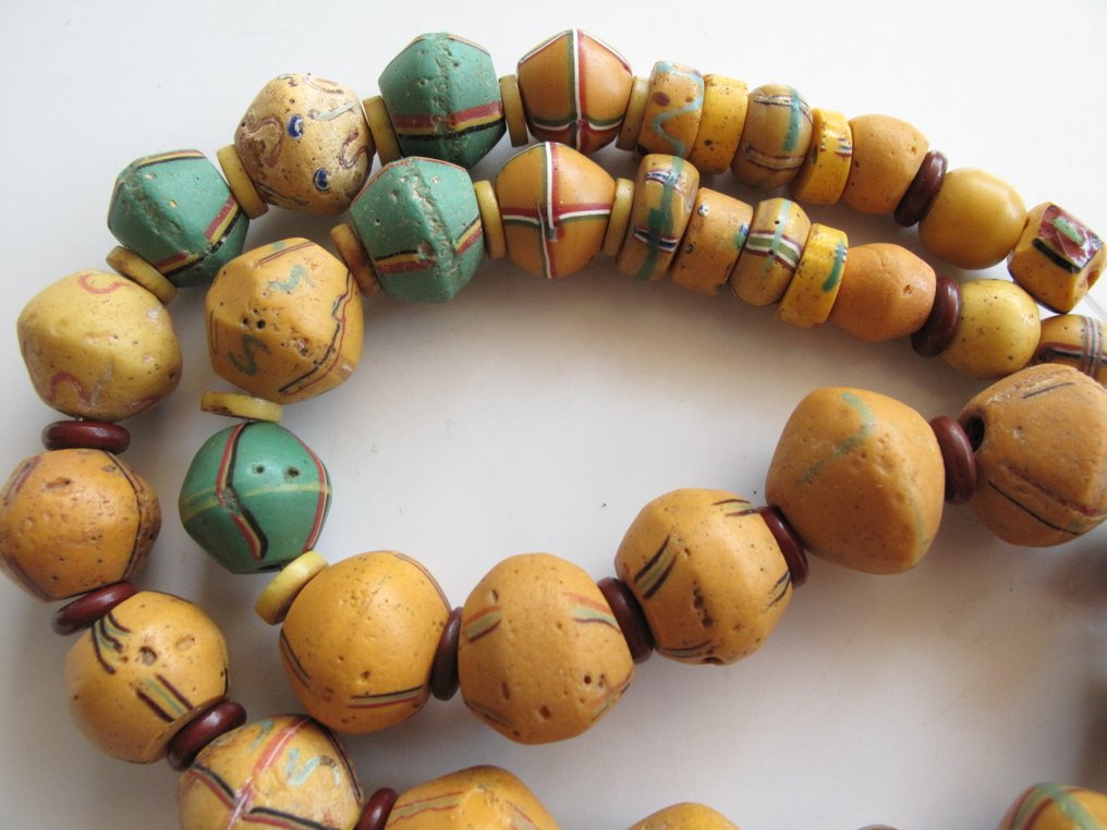 阿坎 玻璃 Beads, 复古穆拉诺王珠  (没有保留价) #1.0