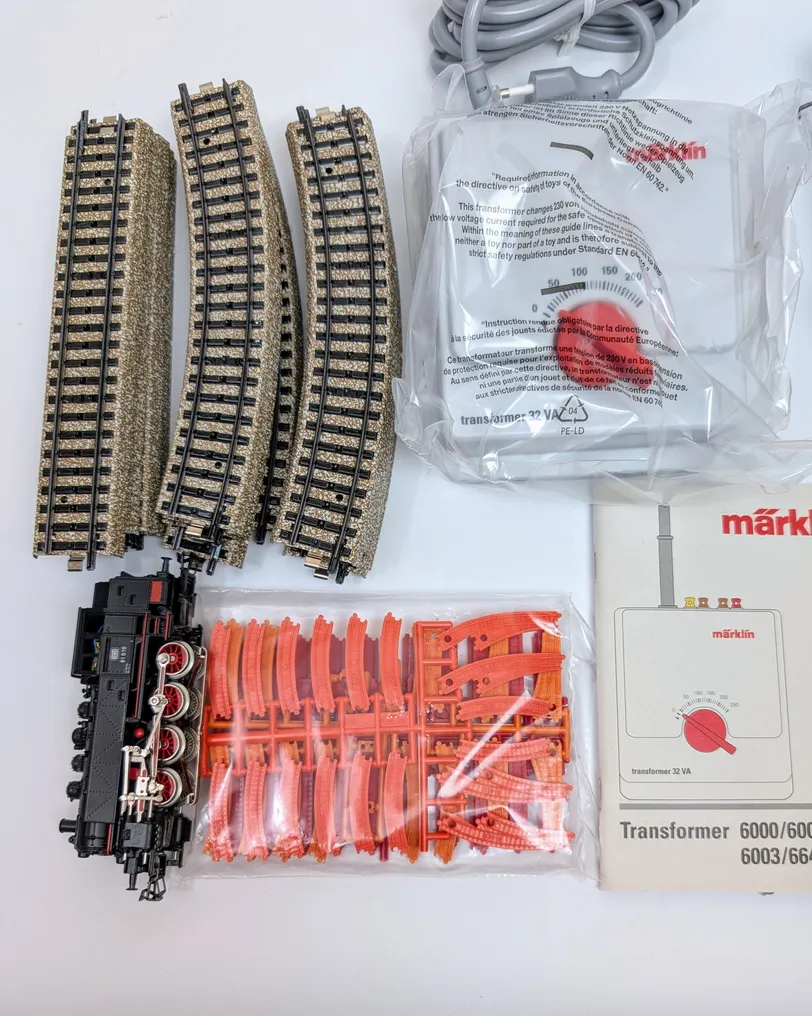 Märklin H0 - 2963 - Train set (1) - Märklin Delta model railway complete set with tracks, locomotive, wagons, transformer, and - DB #2.1