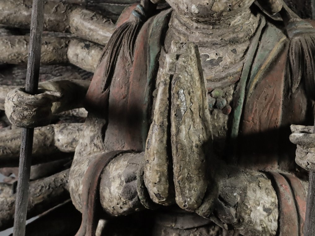 Sculpture of Thousand-Armed Kwan Yin (千手観音菩薩坐像) - Άγαλμα Ξύλο - Ιαπωνία - 19ος αιώνας #3.2