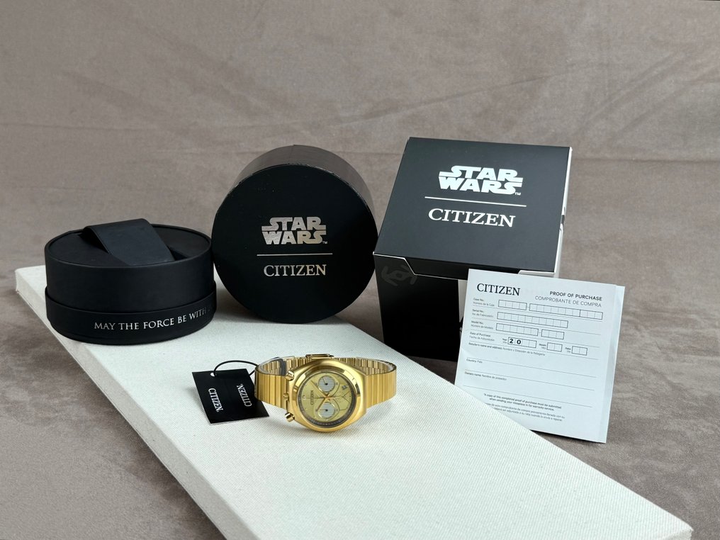 Citizen - Star Wars C-3PO Bullhead Chronograph Date - χωρίς τιμή ασφαλείας - AN3662-51W - Άνδρες - 2020+ #2.1