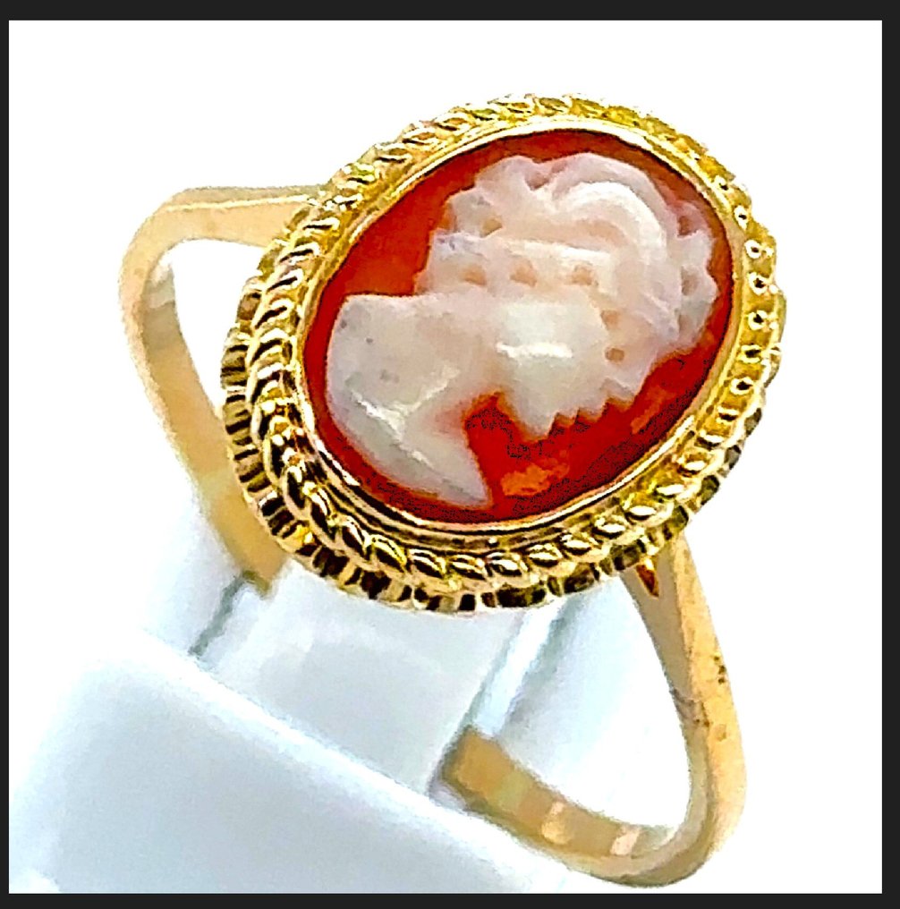 Bague - 18 carats Or jaune - 0.00ct. tw. Quartz - Roman Gem RS 64 #2.1