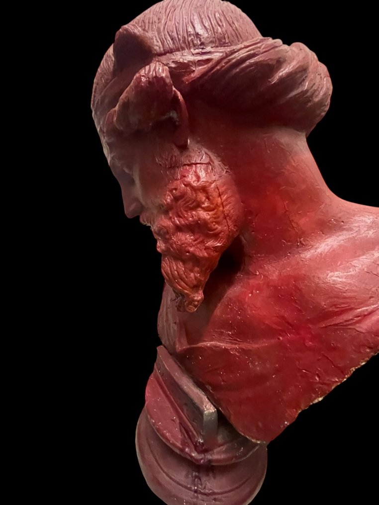 Rzeźba, Busto di Platone, detto Dioniso - 61 cm - wosk #1.0