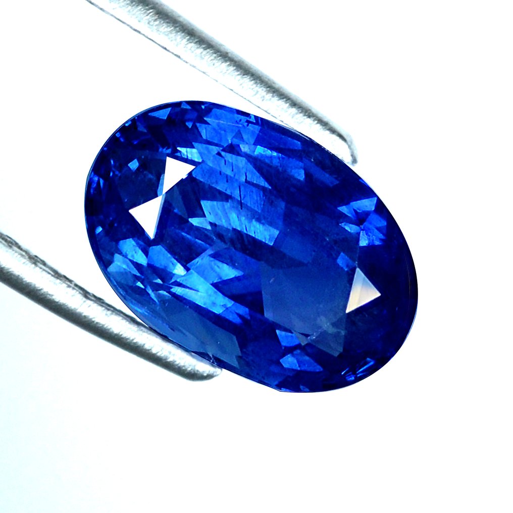 蓝色 蓝宝石 - 4.51 ct - 莲花宝石实验室 #1.0