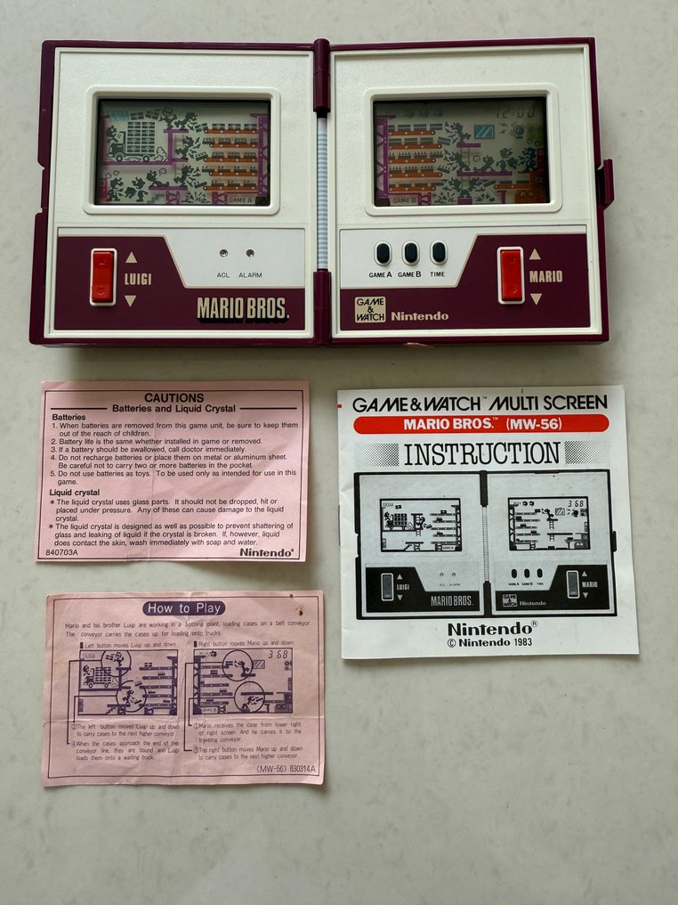 Nintendo - Game & Watch - Multi Screen - Mario Brothers (MW
