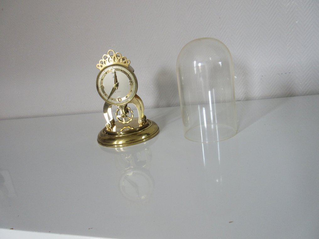 Anniversary clock - Schatz - Brass, Glass - 1950-1960 #2.1