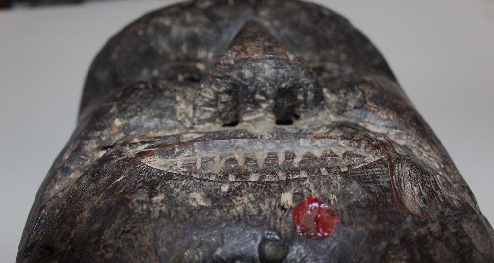 Large wooden shamanic mask - Himalaya - Nepal #3.2