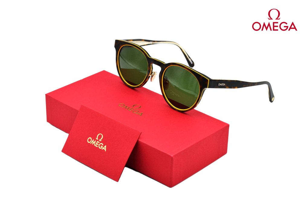 Other brand - OMEGA Ω - OM0020H 52N - Exclusive Acetate Omega Design - Lenses by Karl Zeiss - *New* - Aurinkolasit #1.0