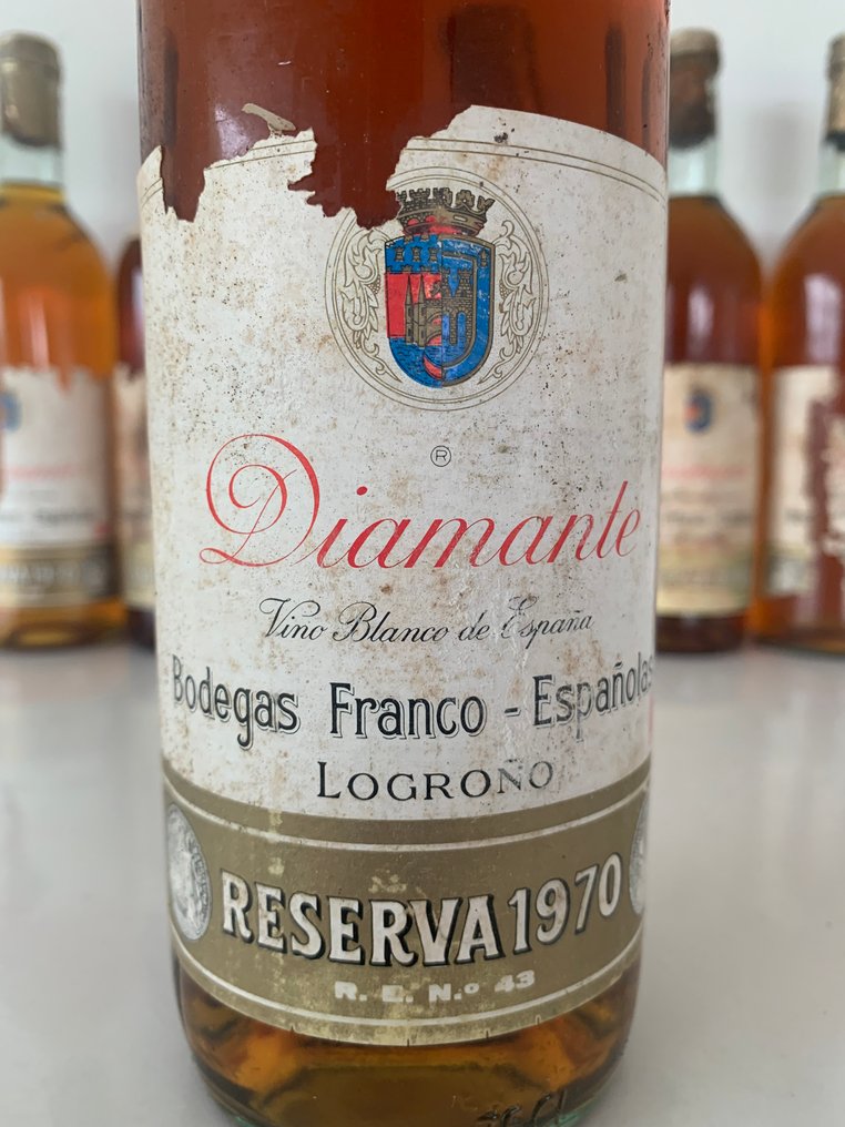 1970 Bodegas Franco-Españolas, Diamante - Rioja Reserva - 6 Bottles (0.75L) #4.3