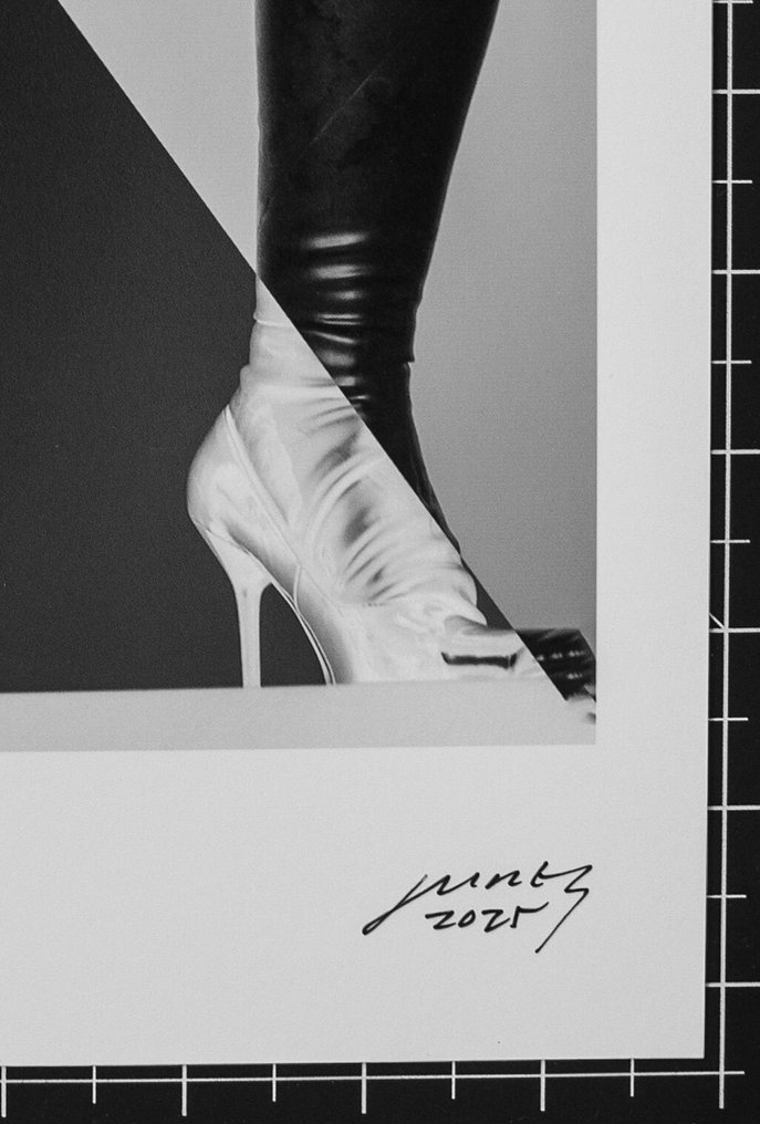 Craig Morey - Nea B&W Nude in Latex & Vinyl (2007) 50% Reversal Print #3.2