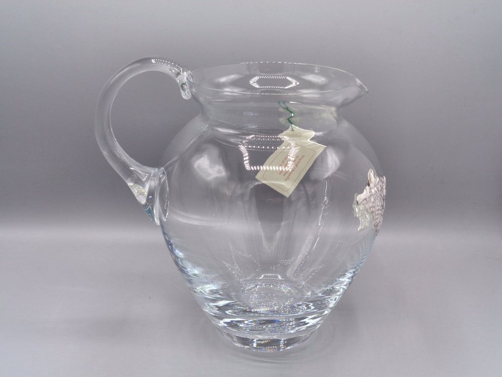 PG-MIANI Argenteria - Brocca - .925 argento, e vetro soffiato #4.3