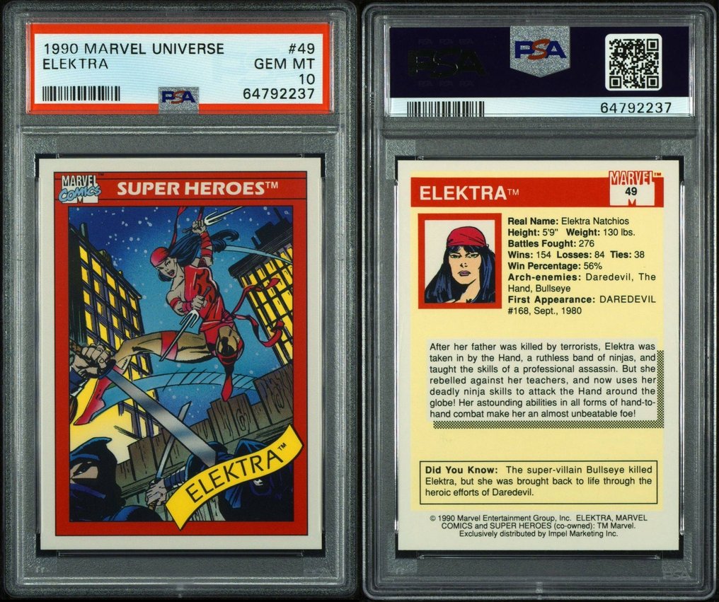 Marvel - 1 Graded card - Marvel Superstars - PSA 10 #2.1