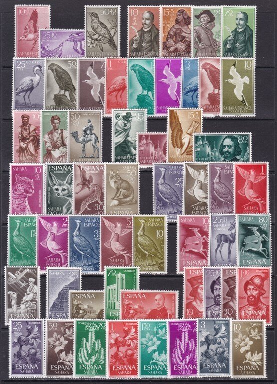 西属撒哈拉沙漠 1953/1975 - 非常先进的收藏 #1.0