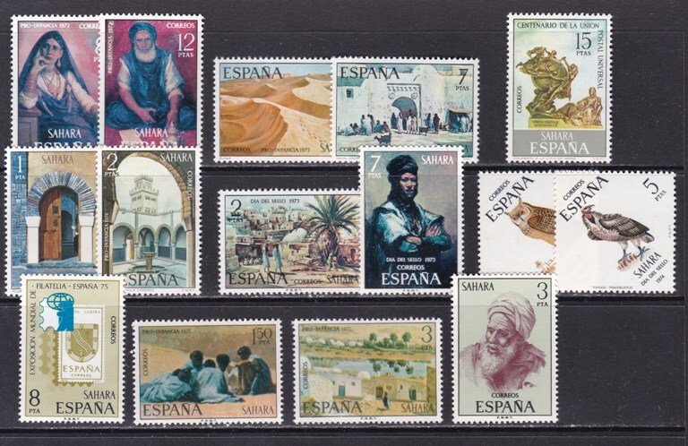 西属撒哈拉沙漠 1953/1975 - 非常先进的收藏 #4.3