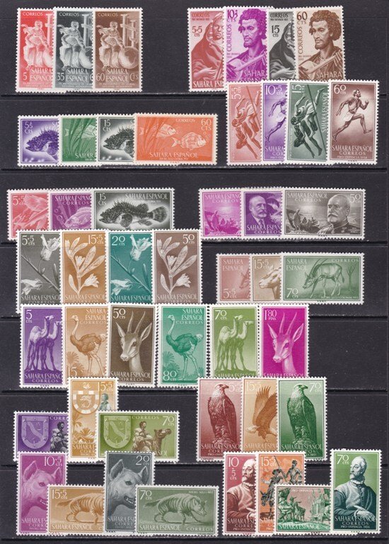 西属撒哈拉沙漠 1953/1975 - 非常先进的收藏 #1.0