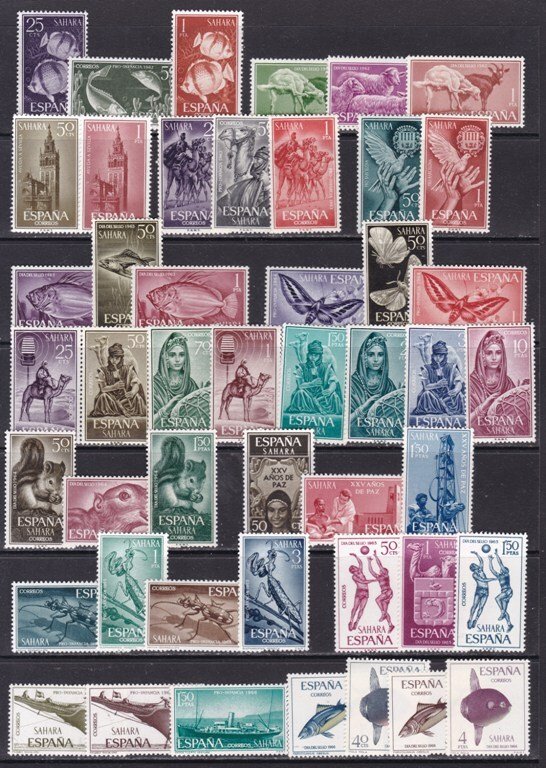 西属撒哈拉沙漠 1953/1975 - 非常先进的收藏 #2.1