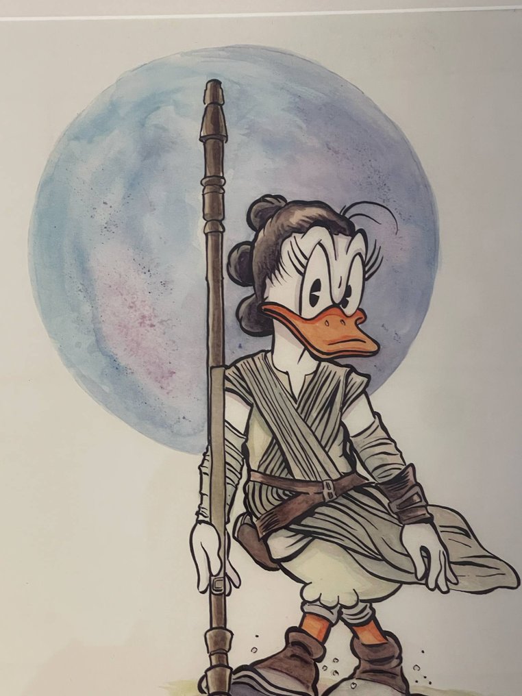 Patrick Block - Daisy Rey - framed and matted limited-edition print #2.1