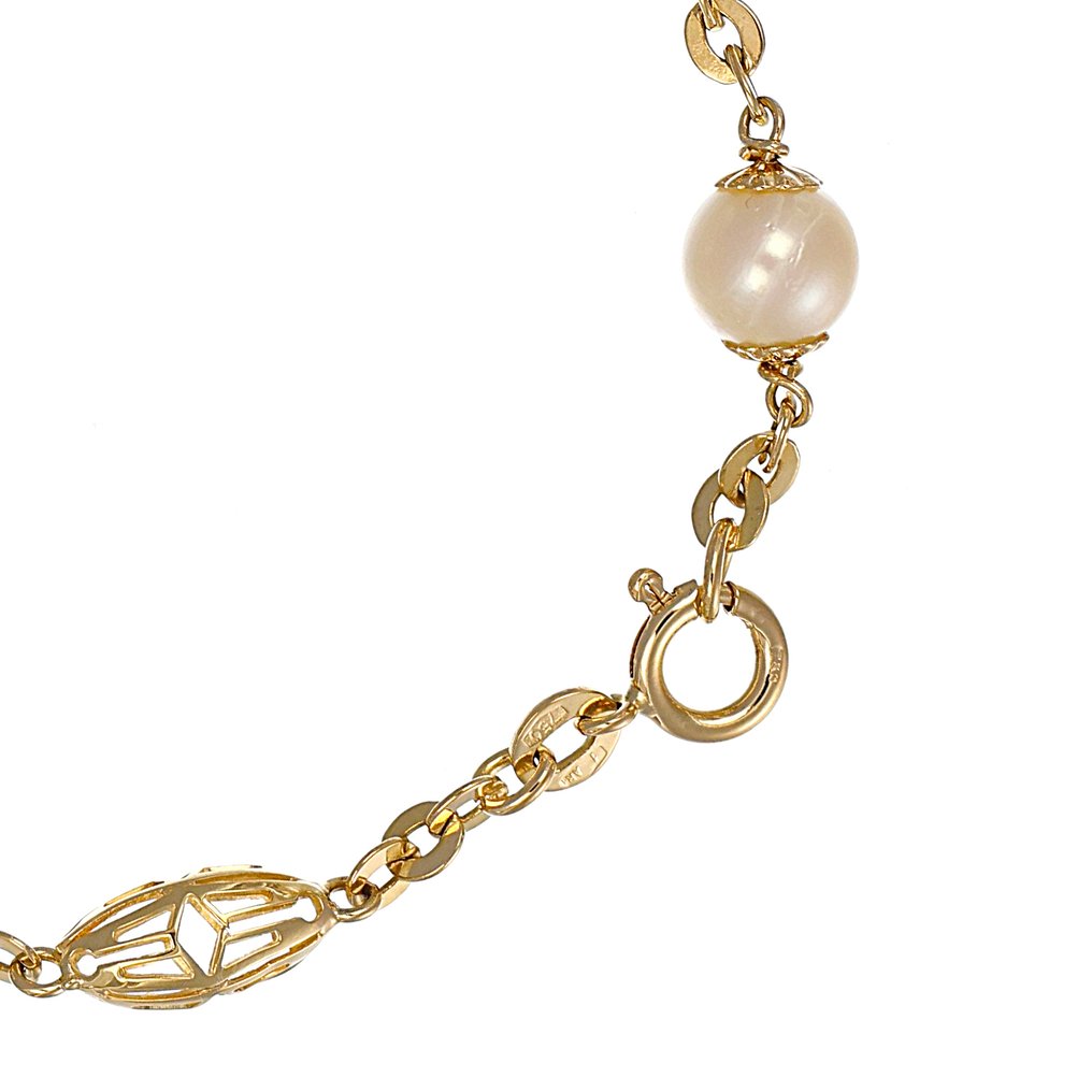 手镯 - 18K包金 黄金 - 珍珠 #4.3