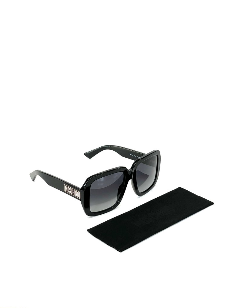 Moschino - MOS180/S-807 Cat: *3, Mainline Collection, Classic Black, Smoke Gradient, Gold Logo Temples *New - Napszemüveg #4.3