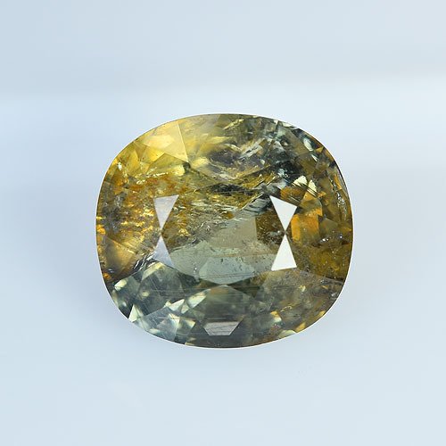 1 pcs  Jaune, Vert Saphir  - 8.86 ct - Asian Institute of Gemological Sciences (AIGS) - Saphir naturel #1.0
