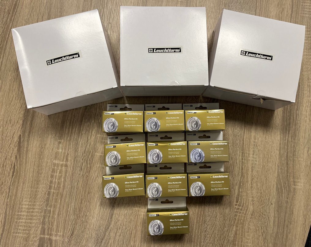 Asusteet. Leuchtturm - 400 ronde muntcapsules maat 38,6 mm (Ei pohjahintaa) #3.2