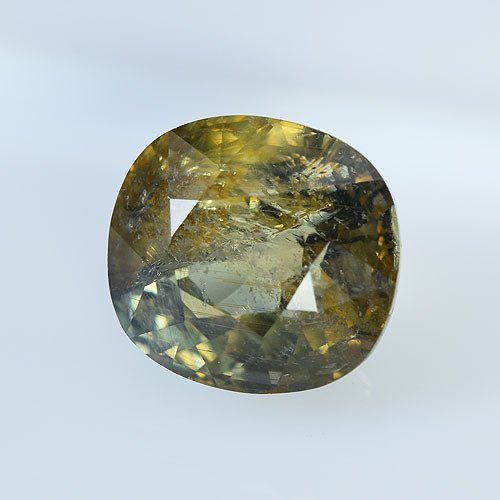 1 pcs  Jaune, Vert Saphir  - 8.86 ct - Asian Institute of Gemological Sciences (AIGS) - Saphir naturel #1.0