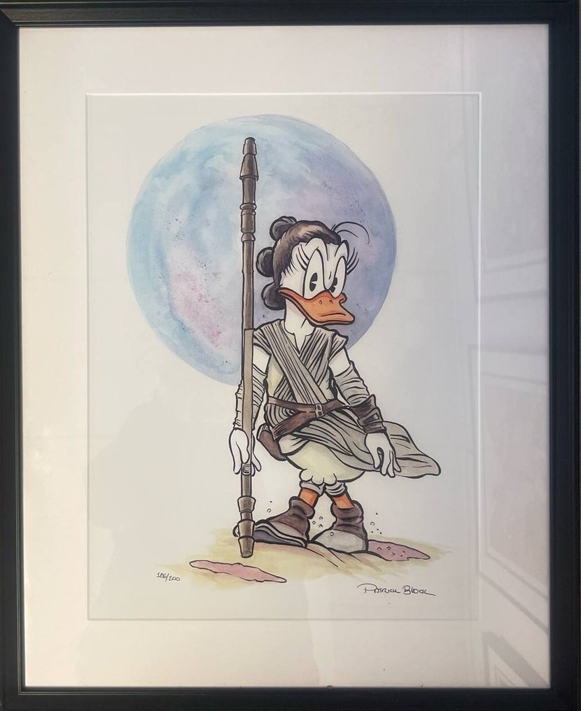 Patrick Block - Daisy Rey - framed and matted limited-edition print #1.0