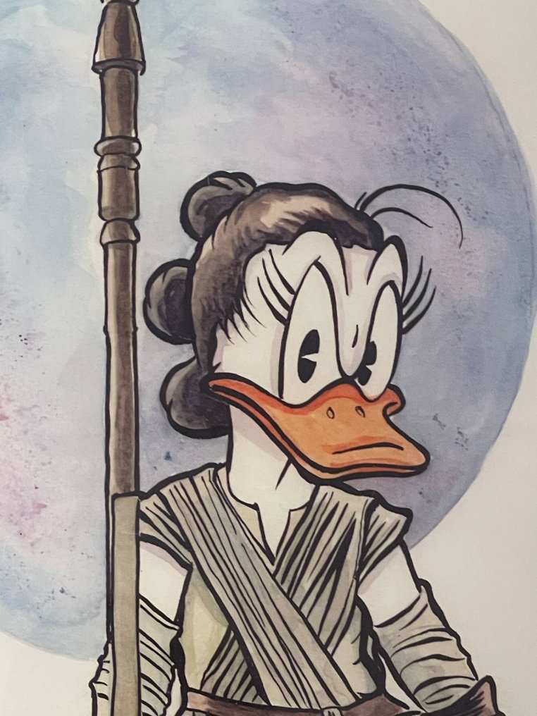 Patrick Block - Daisy Rey - framed and matted limited-edition print #1.0