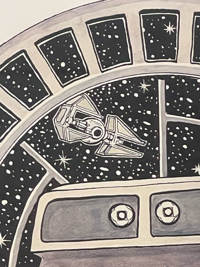 Patrick Block - Emperor Glompatine - framed and matted limited-edition print #1.0