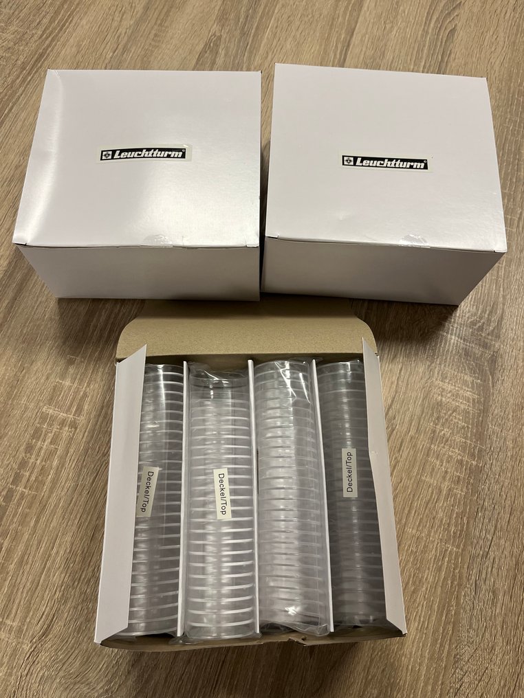 Asusteet. Leuchtturm - 400 ronde muntcapsules maat 38,6 mm (Ei pohjahintaa) #2.1