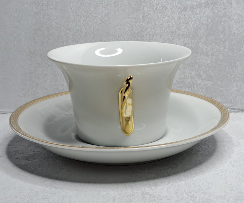 Rosenthal - Gianni Versace - Φλιτζάνι τσαγιού - ☆Medaillon Méandre d'Or☆1996 - Σκληρή πορσελάνη - Henkel χρυσοποιημένο #4.3
