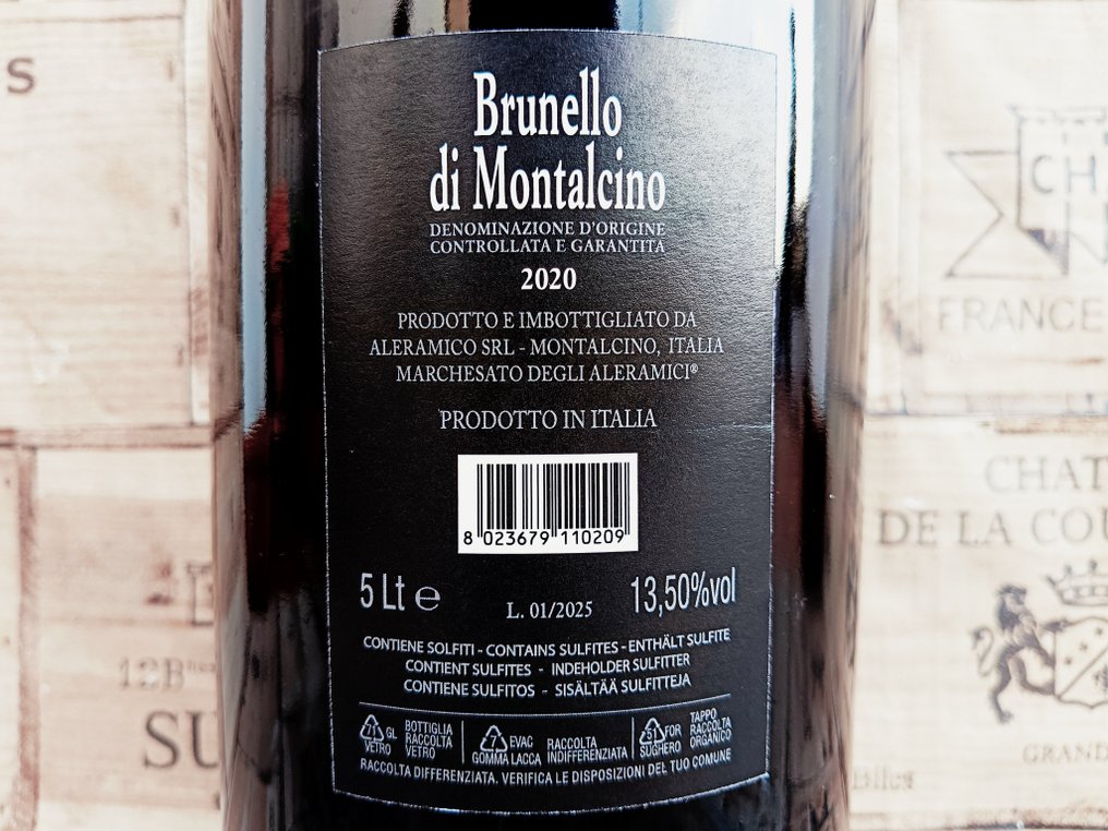 2020 Marchesato degli Aleramici - 蒙達奇諾·布魯奈羅 DOCG - 1 麥肯齊瓶(5.0公升) #2.1