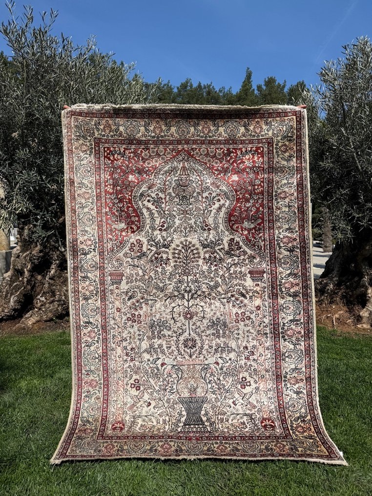 Zijde op zijde Ghoum - Tapijt - 185 cm - 125 cm #1.0