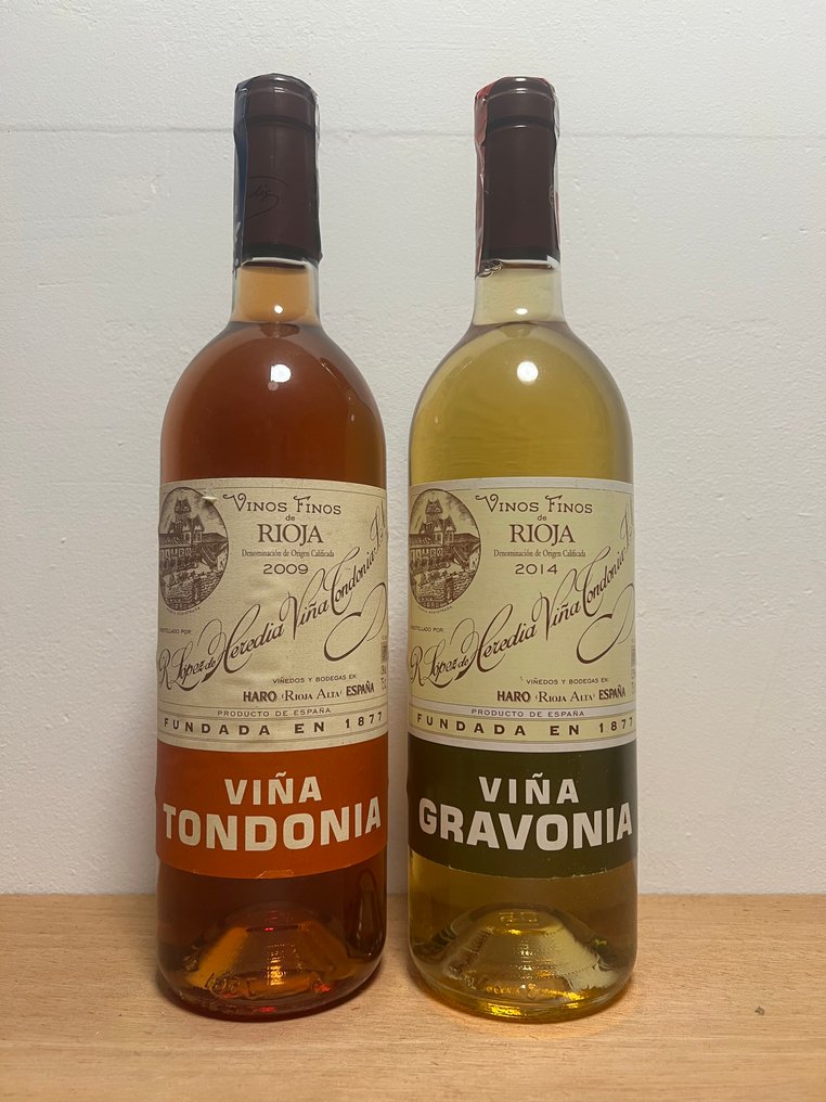 2009 R. López de Heredia, Viña Tondonia Rosado, Gran Reserva & 2014 Viña Gravonia Crianza - Rioja - 2 Bottles (0.75L) #1.1