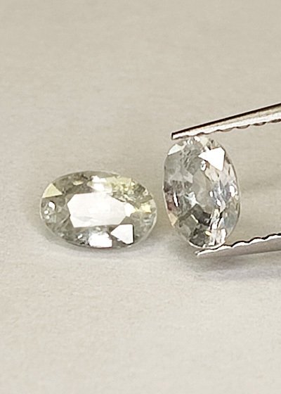 2 pcs 黃色, 綠色 藍寶石 - 1.42 ct - Antwerp Laboratory for Gemstone Testing (ALGT) #1.0