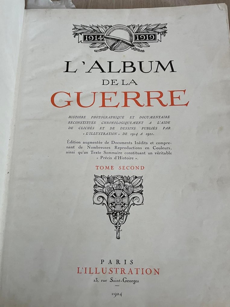 Paris 13, rue Saint-Georges - The Album of the War. - 1924