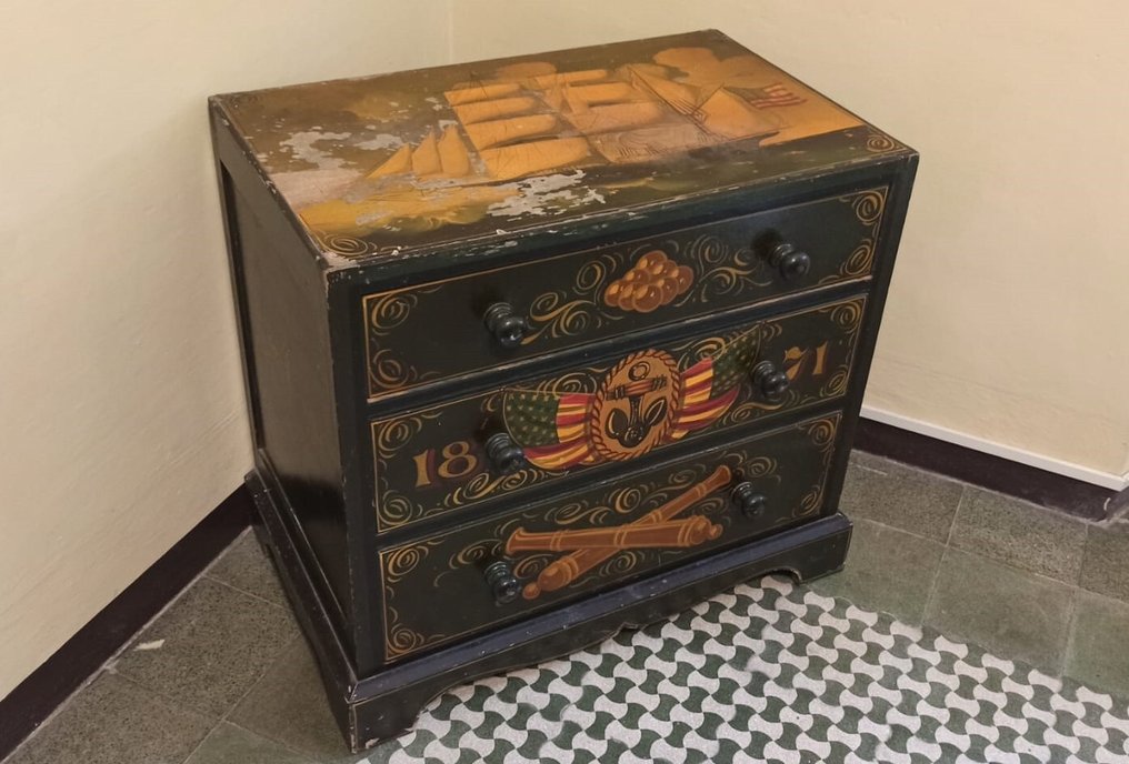 抽屉柜 - 木 - 手工装饰 #1.0