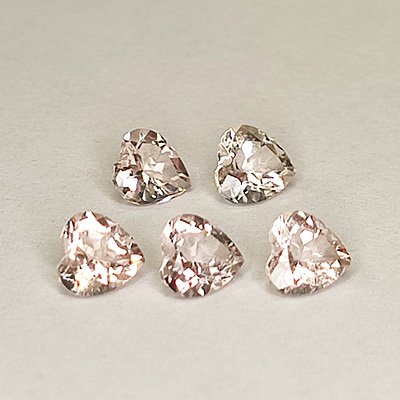 6 pcs Morganite - 2.68 ct - Antwerp Laboratory for Gemstone Testing (ALGT) #3.2