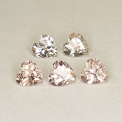6 pcs Morganite - 2.68 ct - Antwerp Laboratory for Gemstone Testing (ALGT) #2.1