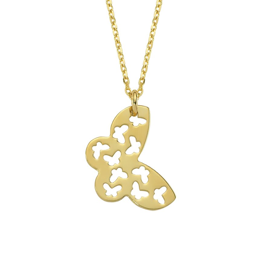 Handmade - 3套珠宝 - 14K包金 黄金 - 蝴蝶珠宝套装 #1.0