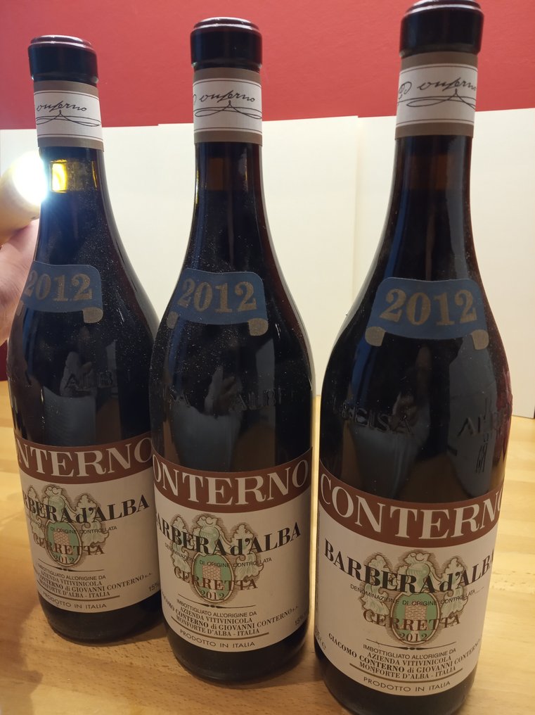 Giacomo Conterno: Monfortino 1999, Barbera Cerretta 2012 x3 & Barbera Francia 2012 x2 - Πιεντμόντ, Μπαρόλο DOCG, DOC - 6 Bottles (0.75L) #1.0