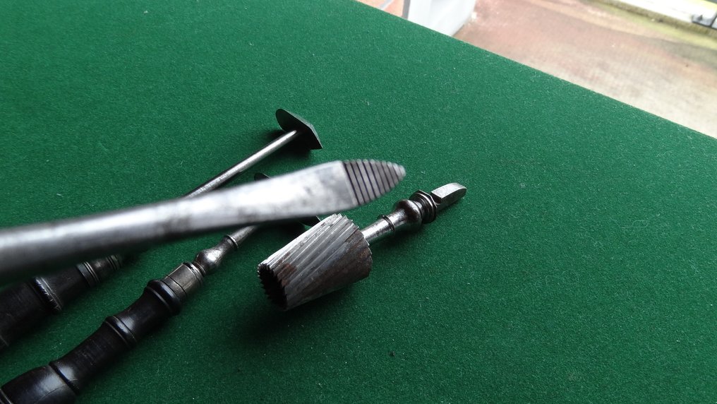 醫療器械 (4) - 烏木 - 古董穿孔器 #2.1