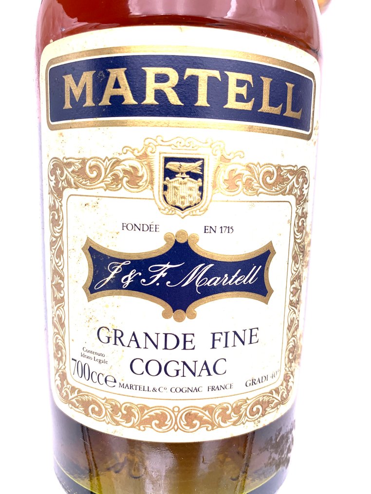 Martell - Cognac VS Trois Etoiles/Three Stars - b. Δεκαετία του 1990, Δεκαετία του 1970 - 70cl - 3 μπουκαλιών #2.1