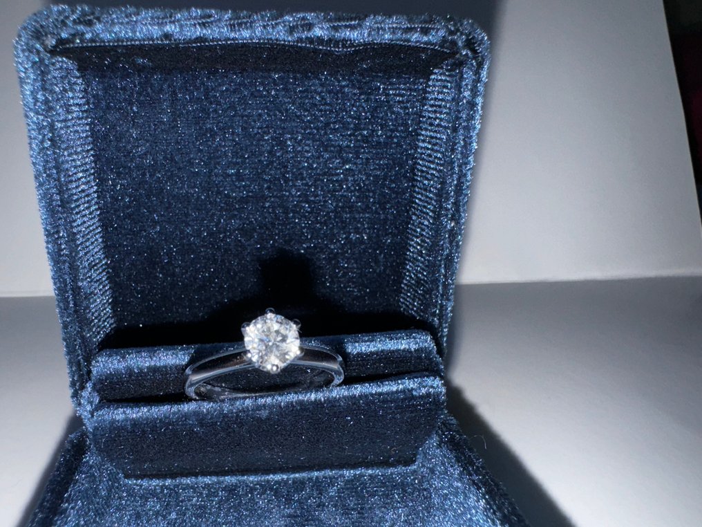 Δαχτυλίδι αρραβώνων - 14 καράτια Λευκός χρυσός -  0.71ct. tw. Διαμάντι (Φυσικό) #4.3