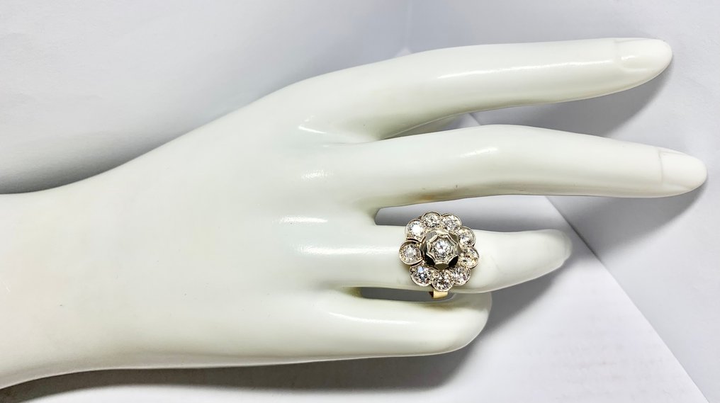 Pala Diamond - Statement gyűrű - 18 kt. Fehér arany, Sárga arany -  2.40ct. tw. Gyémánt (Természetes)  - Csodálatos gyűrű #3.2