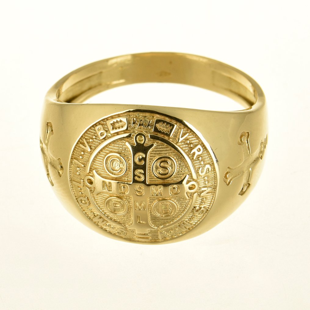 Amulett-Ring - 14 kt Gelbgold #3.2